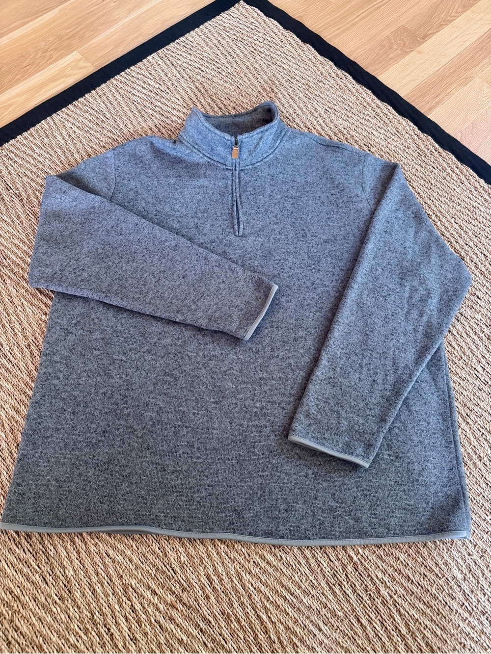 Saddlebred fleece quarter zip pullover sweatshirt